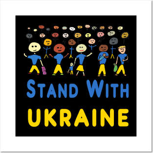 Stand With Ukraine Posters and Art